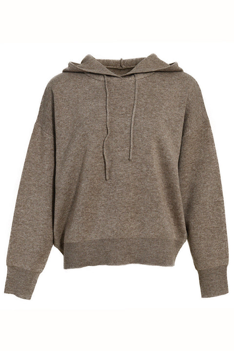 Trainingsanzug-Set aus Wollmischgewebe in Taupe