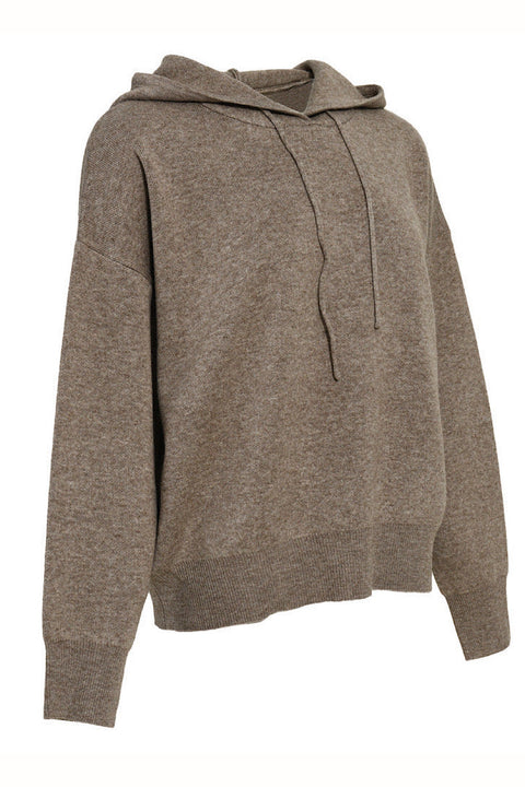 Trainingsanzug-Set aus Wollmischgewebe in Taupe