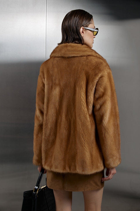 Short Mink Fur Jacket
