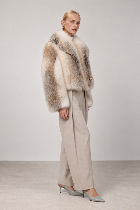 Gold Fox Fur Coat