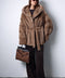 Hooded Mink Fur Coat