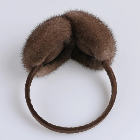 Brown Mink Earmuffs