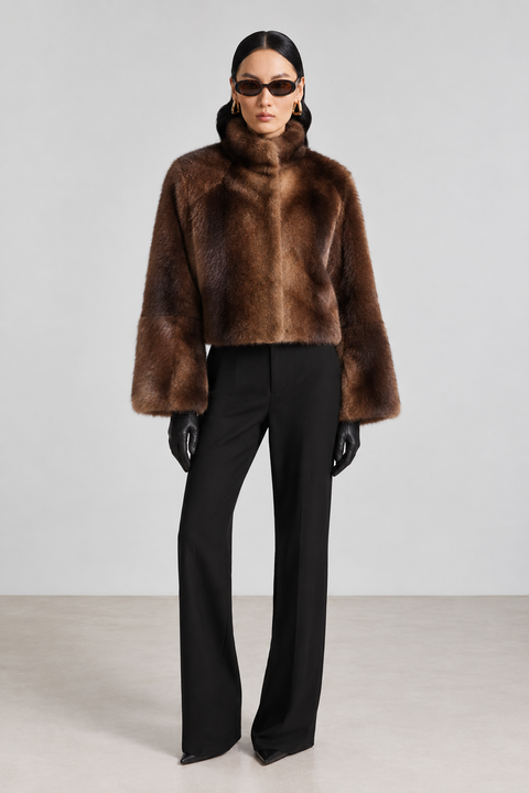 Giacca double-face in shearling