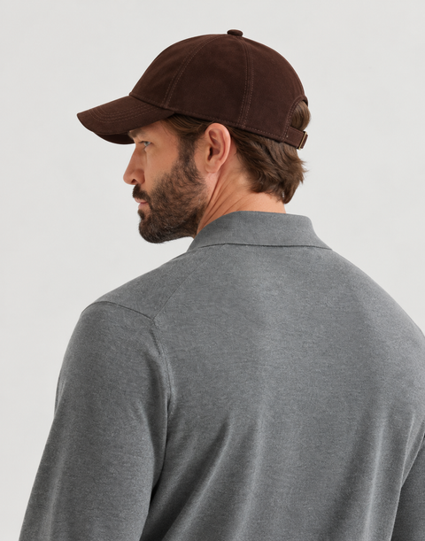 Men Genuine Suede Hat