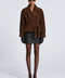 Kort brun mockajacka