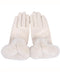 Leather Gloves with Fur