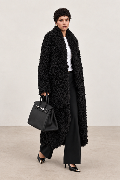 Long Tuscan Shearling Coat