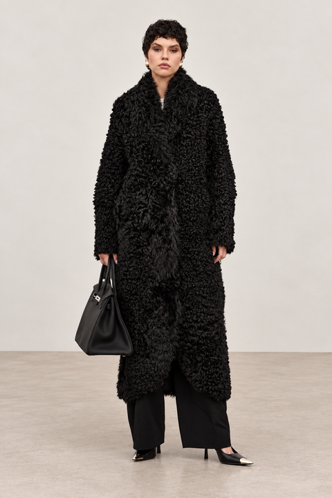 Long Tuscan Shearling Coat