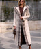 Cashmere Coat with Mink