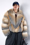 Cropped Fox Fur Coat