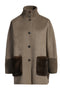 Wool & Mink Pocket Coat