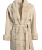 Beige Short Cashmere with Mink