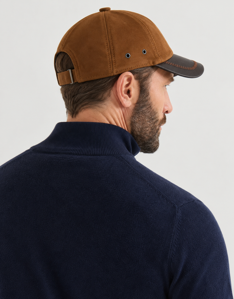 Men Genuine Suede Hat
